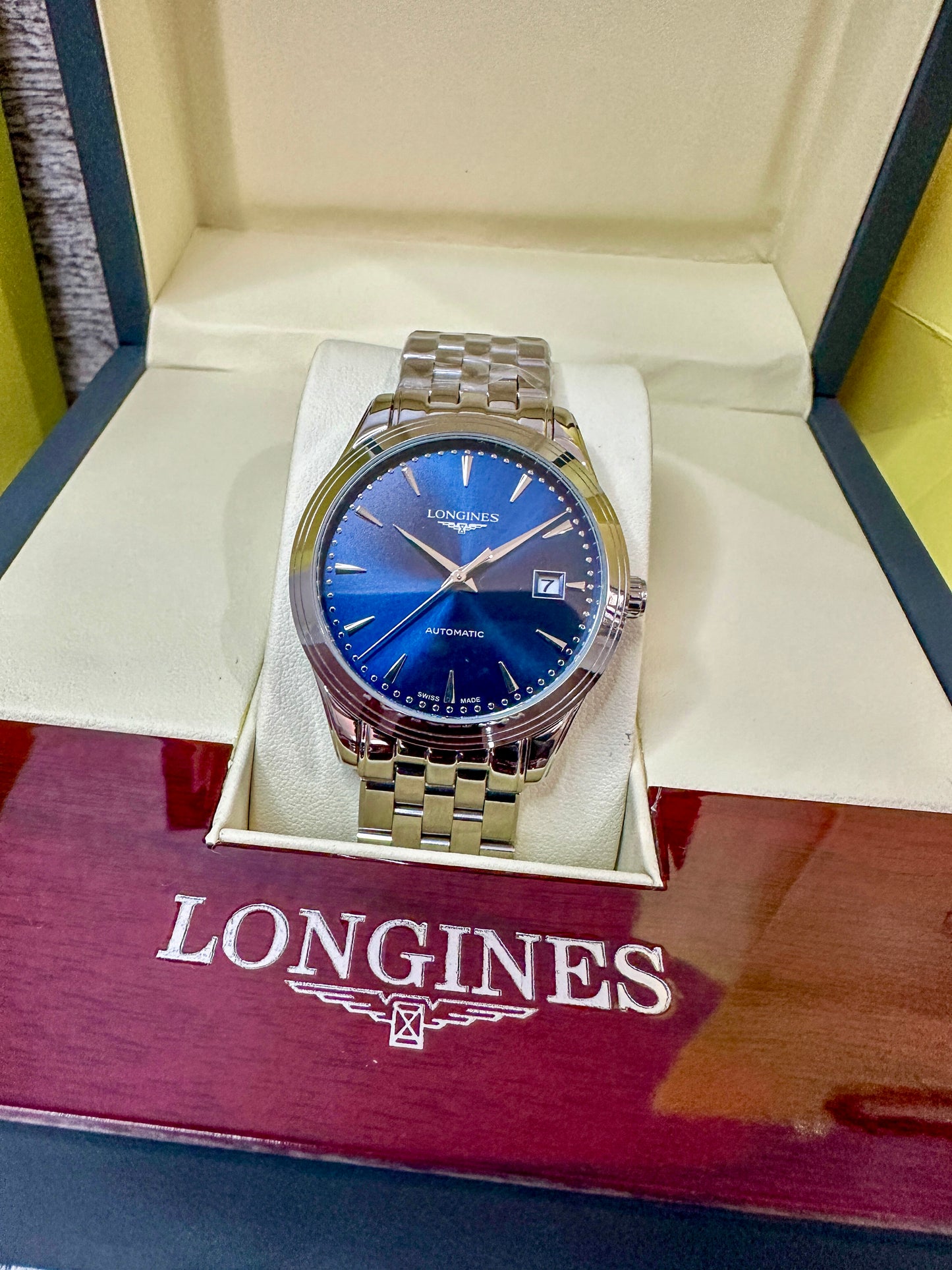 Reloj LONG Flag Ship azul