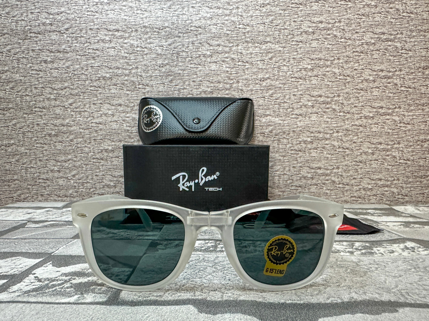 Lentes de sol Ray B. Wayfarer plegables