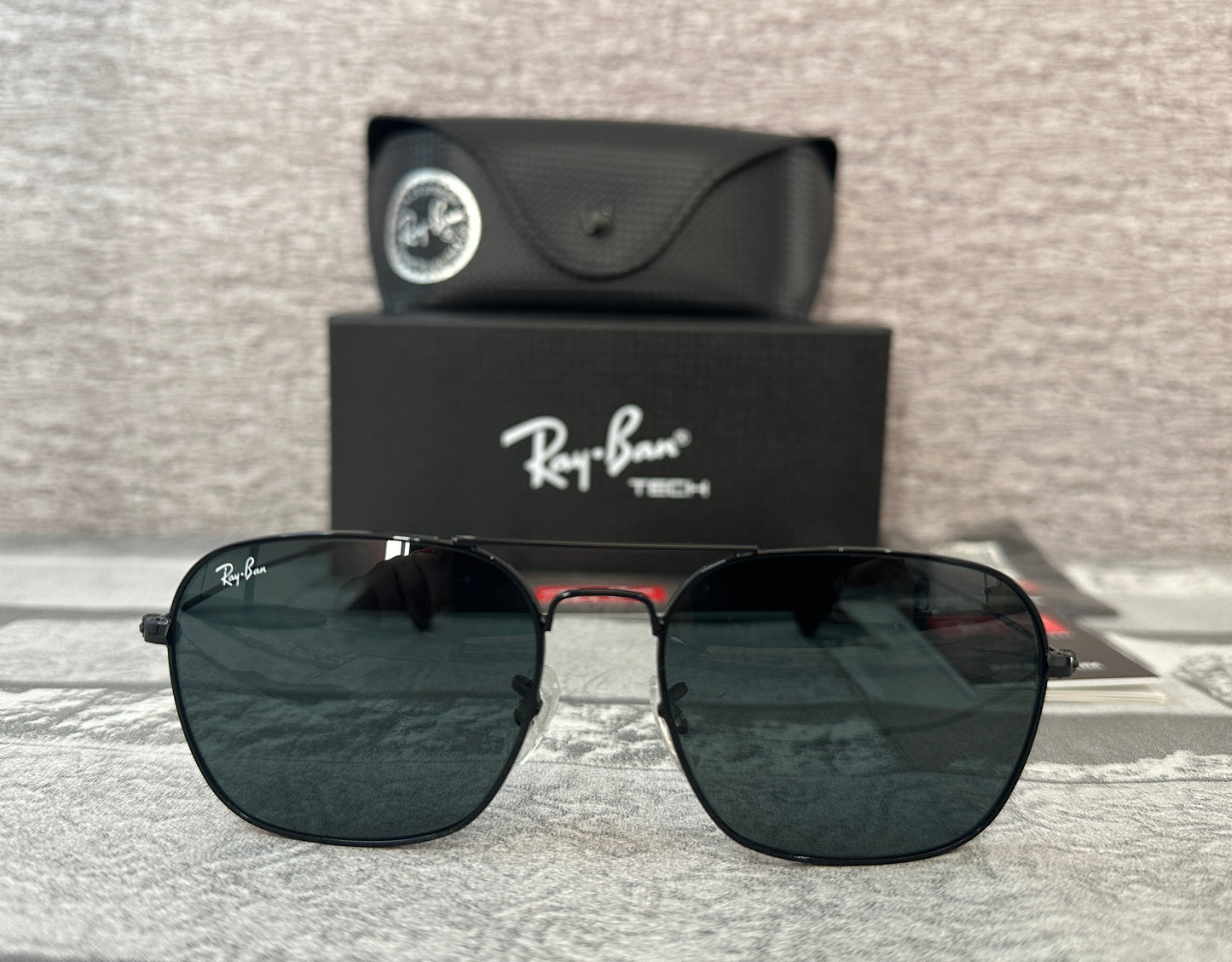 Lentes de Sol Ray B. Caravan negros