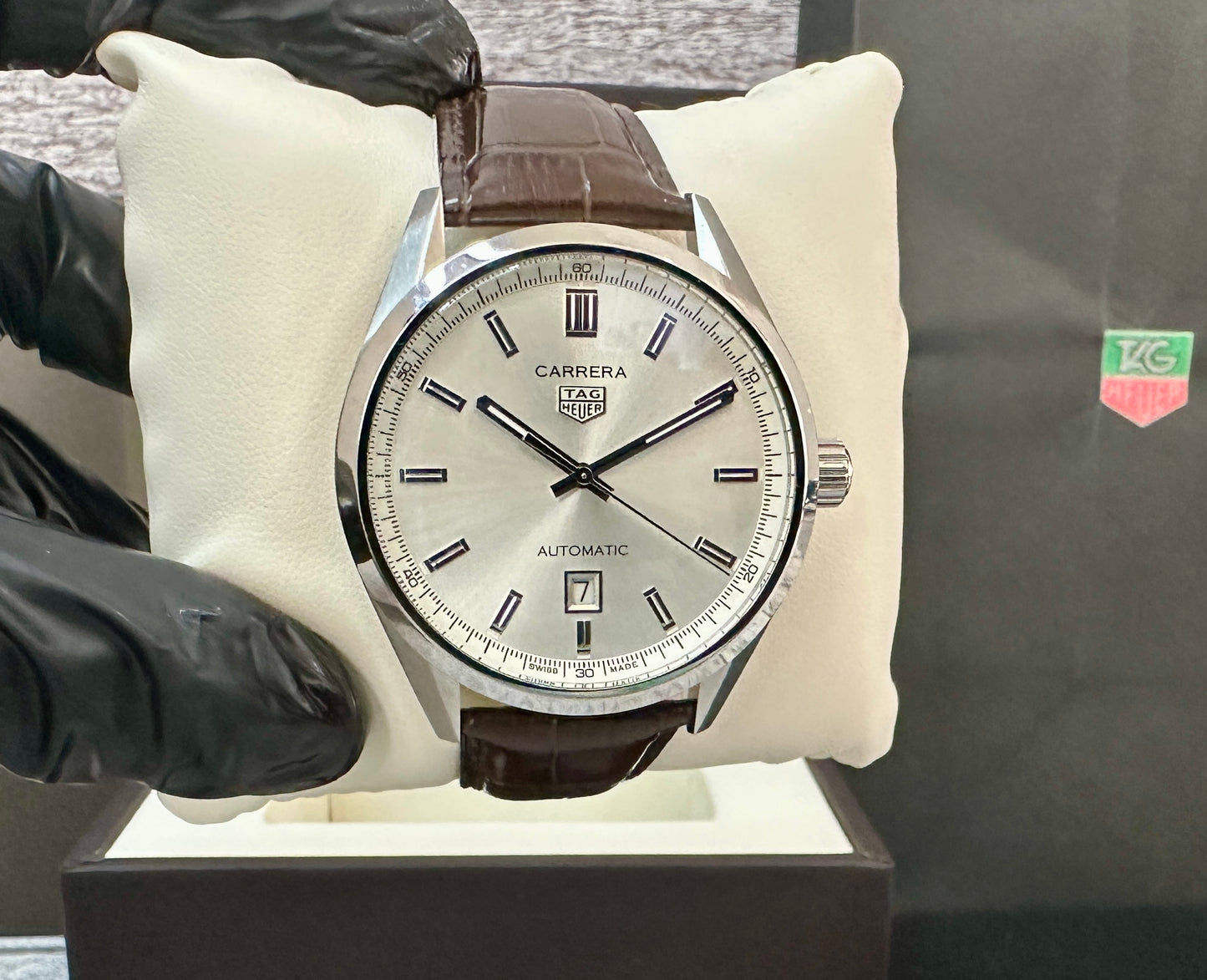 Reloj Carrera AAA Automático Correa de piel café