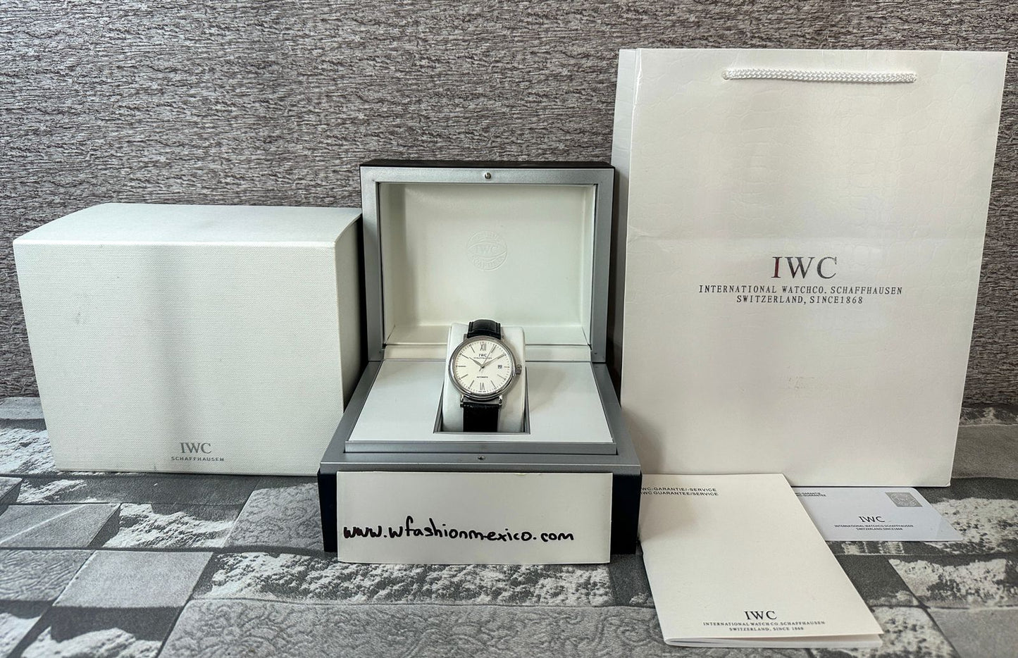 Reloj IW Co Portofino negro automático