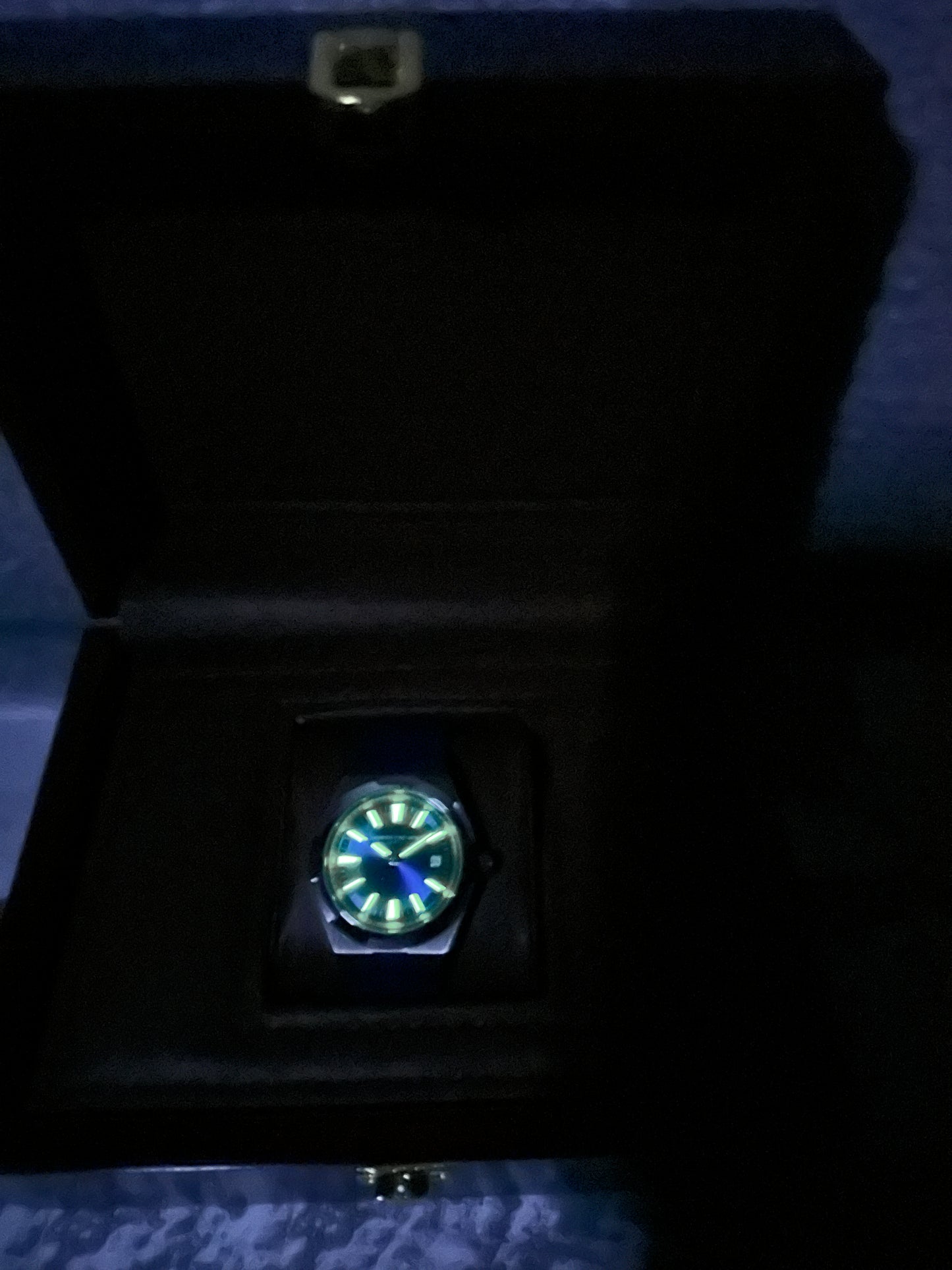 Reloj Vach3r0n Overseas Automático azul