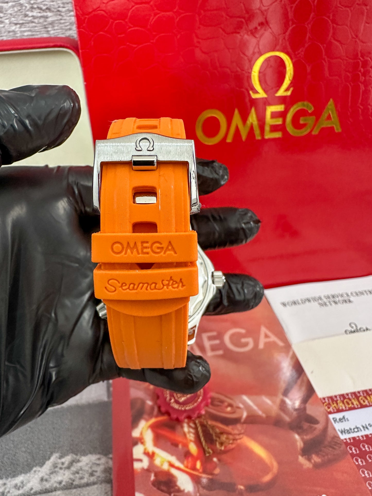 OM Sea Master Diver naranja