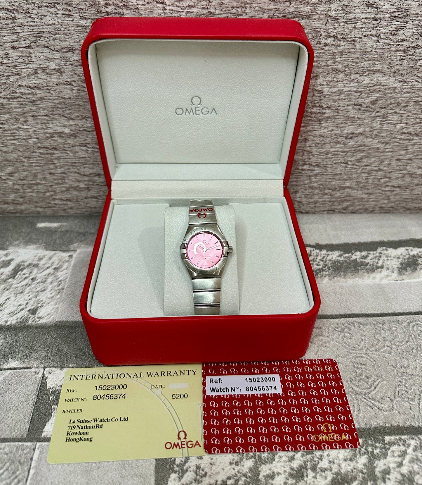 Reloj Constellation Dama, AAA, Quartz, color rosa