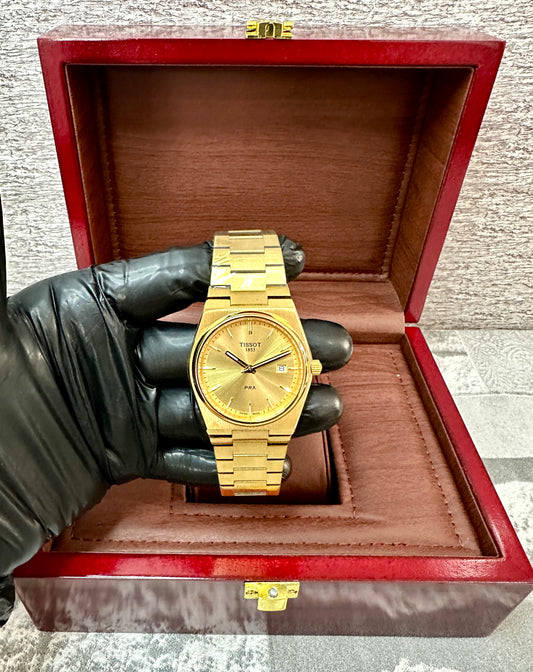 RELOJ T1SS0T PRX Dorado