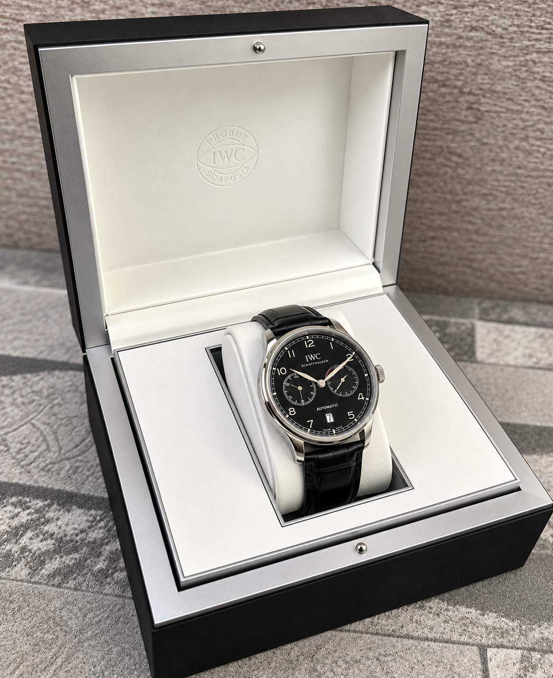 Reloj 1WC Portu Automático negro