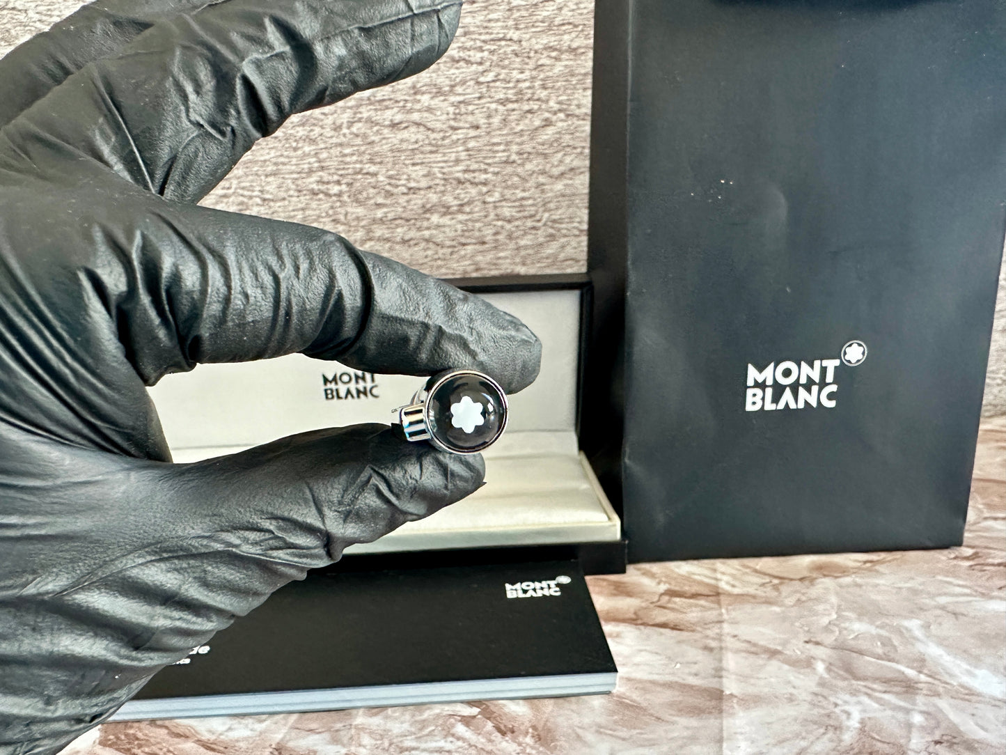 Rollerball Starwalker MB negro con plateado