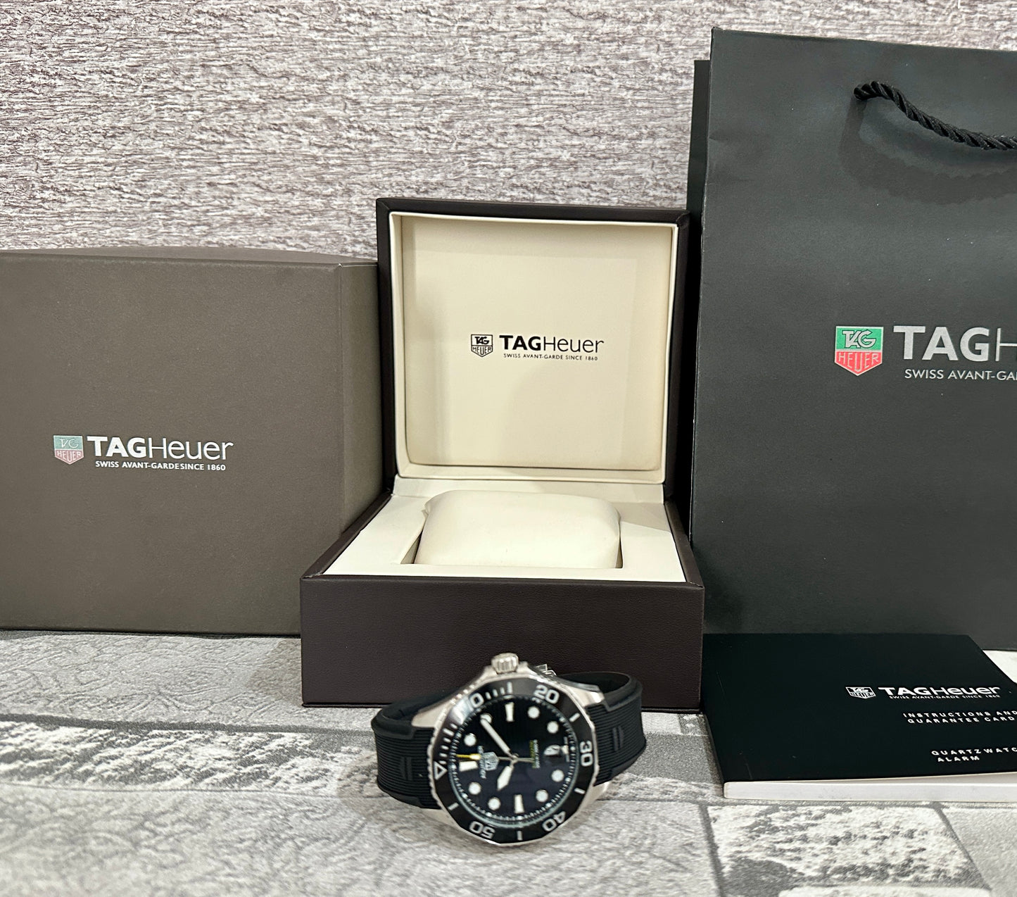 Reloj Aqua Racer AAA Automático negro con caucho