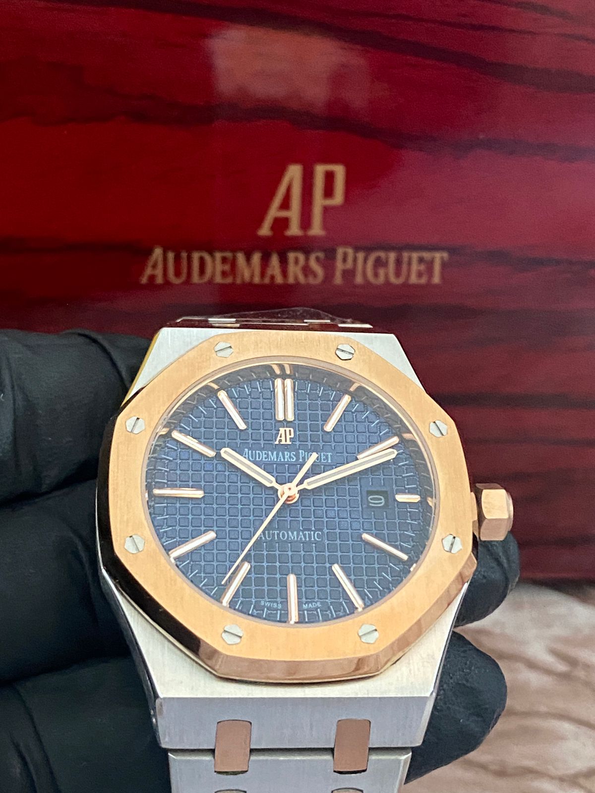 Reloj AP Automático color oro-azul