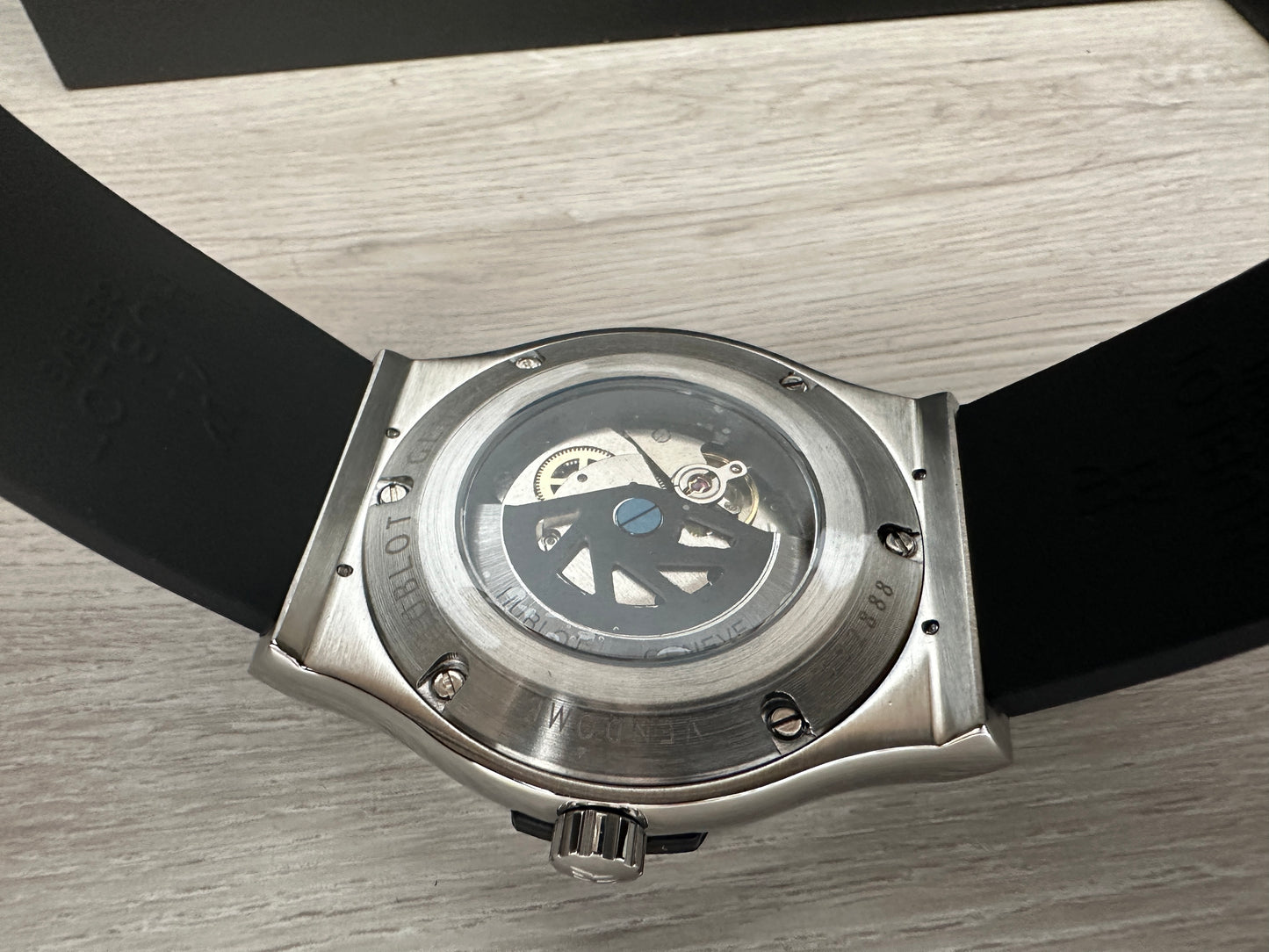 Reloj Hub10t Classic  AAA Automático color acero