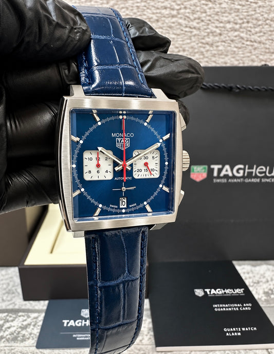 Reloj Monaco Chronograph Azul, AAA
