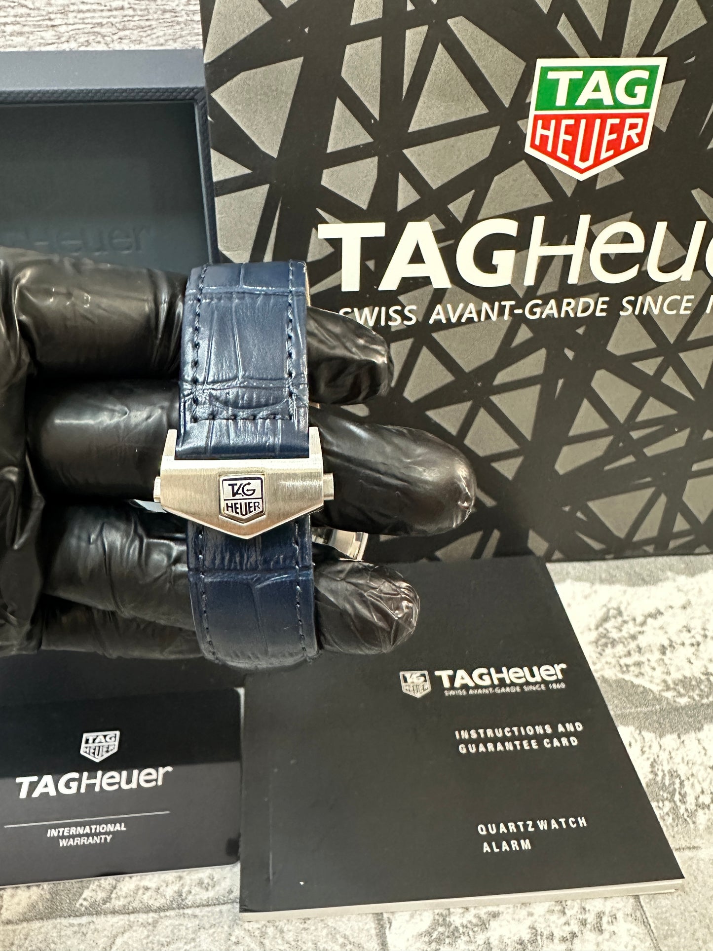 Reloj Carrera AAA Automático Correa de Piel azul