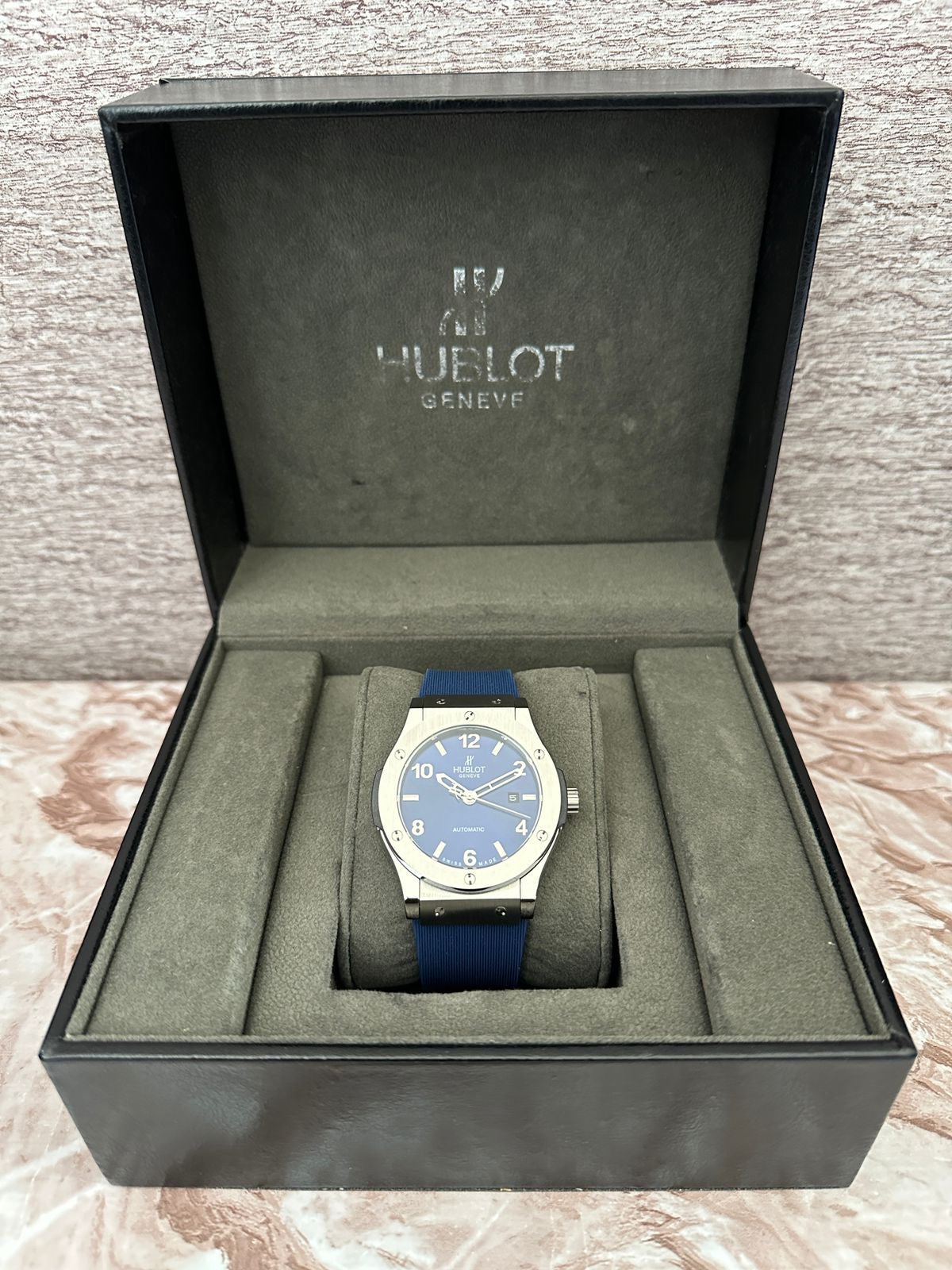 Reloj Hub10t Classic  AAA Quartz azul