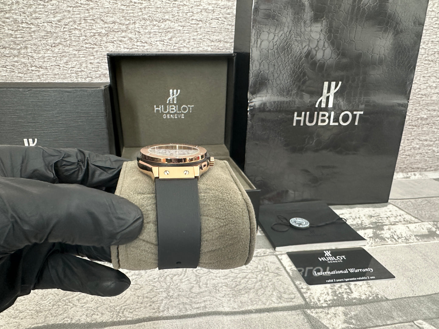 Reloj Hub10t AAA Quartz color oro rosa Dama