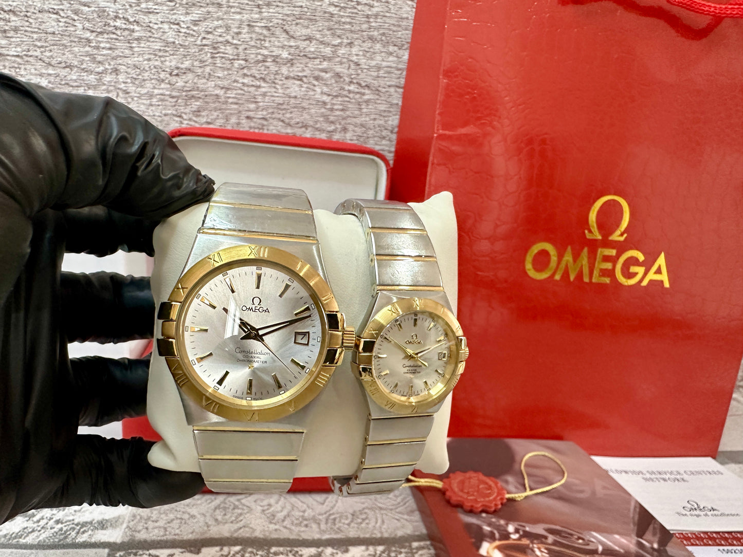 Reloj Constellation, AAA, Automático, color oro acero