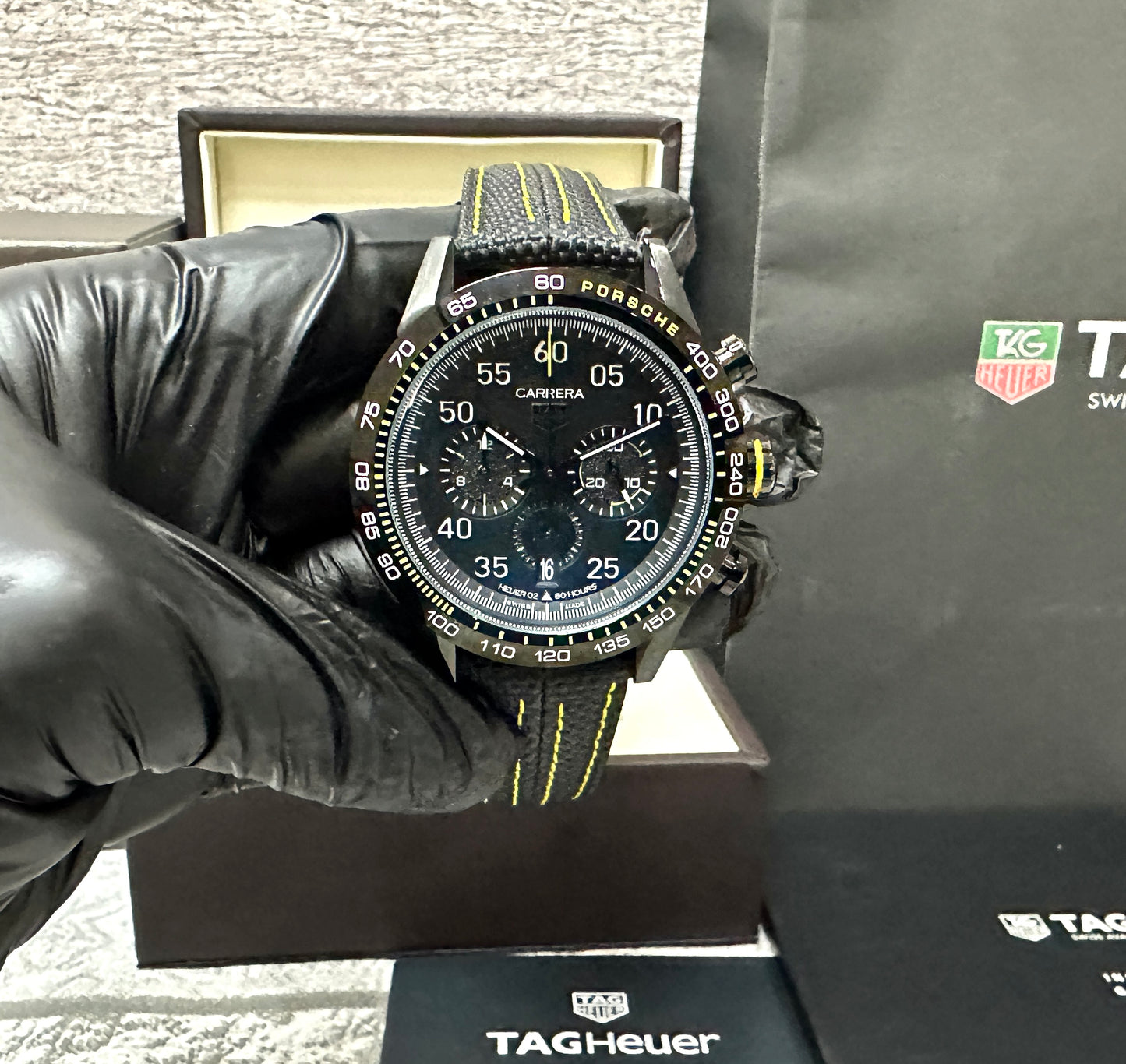 Reloj Carrera P0RSCHE Yellow