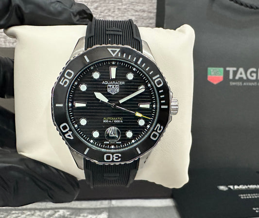 Reloj Aqua Racer AAA Automático negro con caucho
