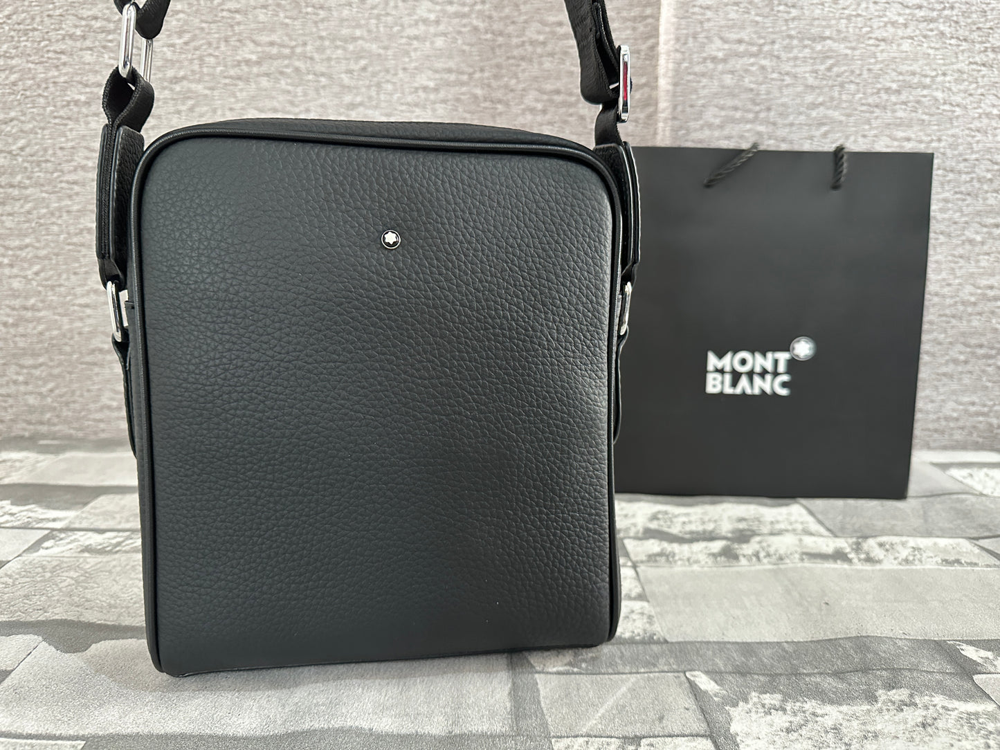 Bolsa cross tipo Mar1conera de Piel Genuina MB