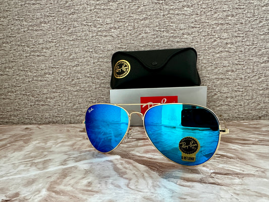 Lentes de Sol Ray B Aviador blue mirror