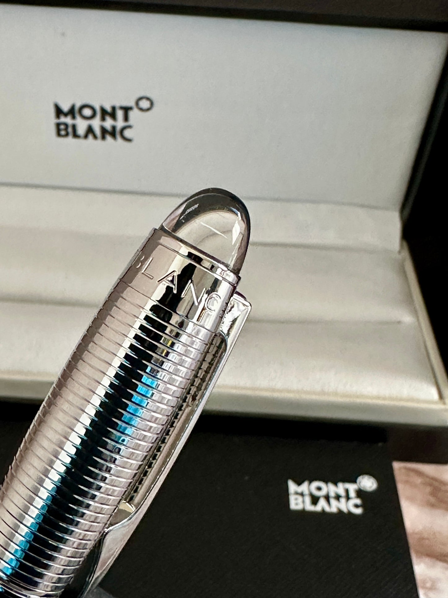 Rollerball Starwalker MB negro con plateado