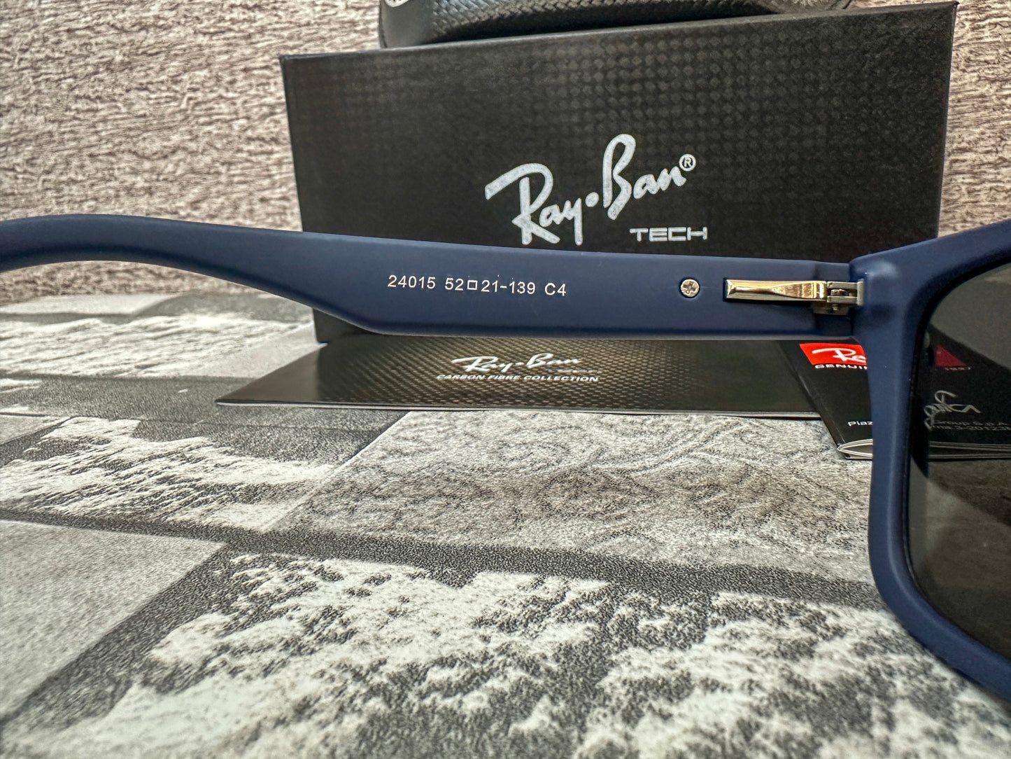 Lentes de sol Ray B. Wayfarer azules