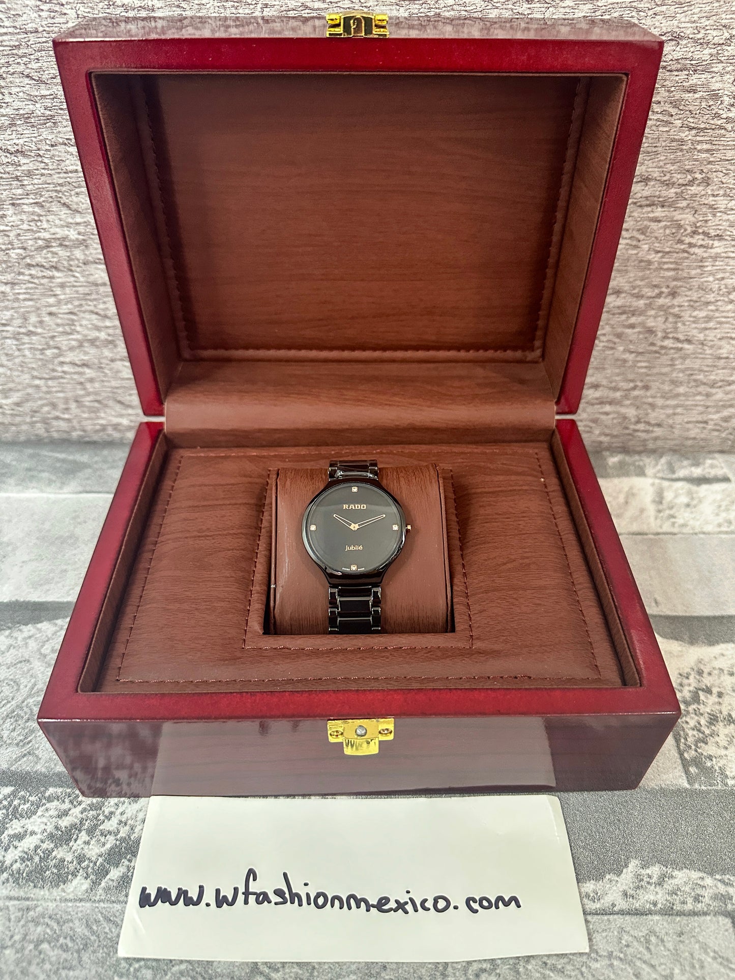 Reloj RAD0 negro 40 mm para caballero