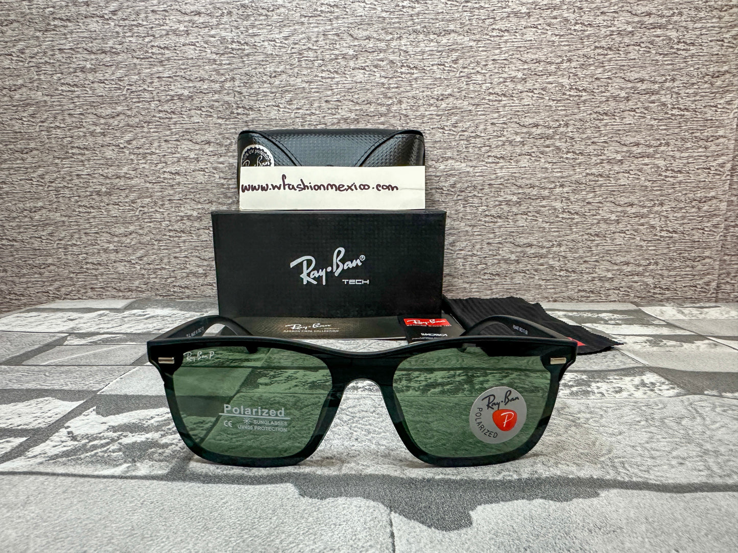 Lentes de sol Ray B. Verde polarizado