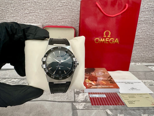 Reloj Constellation, AAA, Automático, correa de Piel negra
