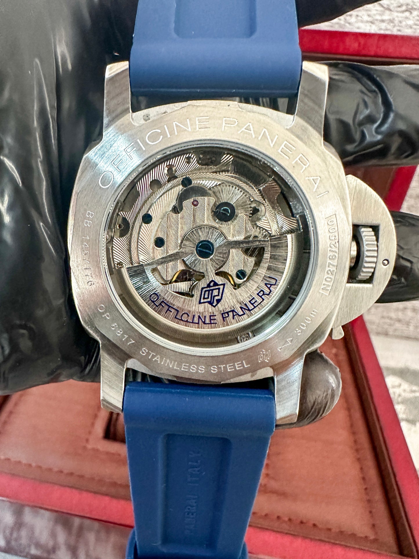 Reloj Pane Luminor Marina AAA Automático azul