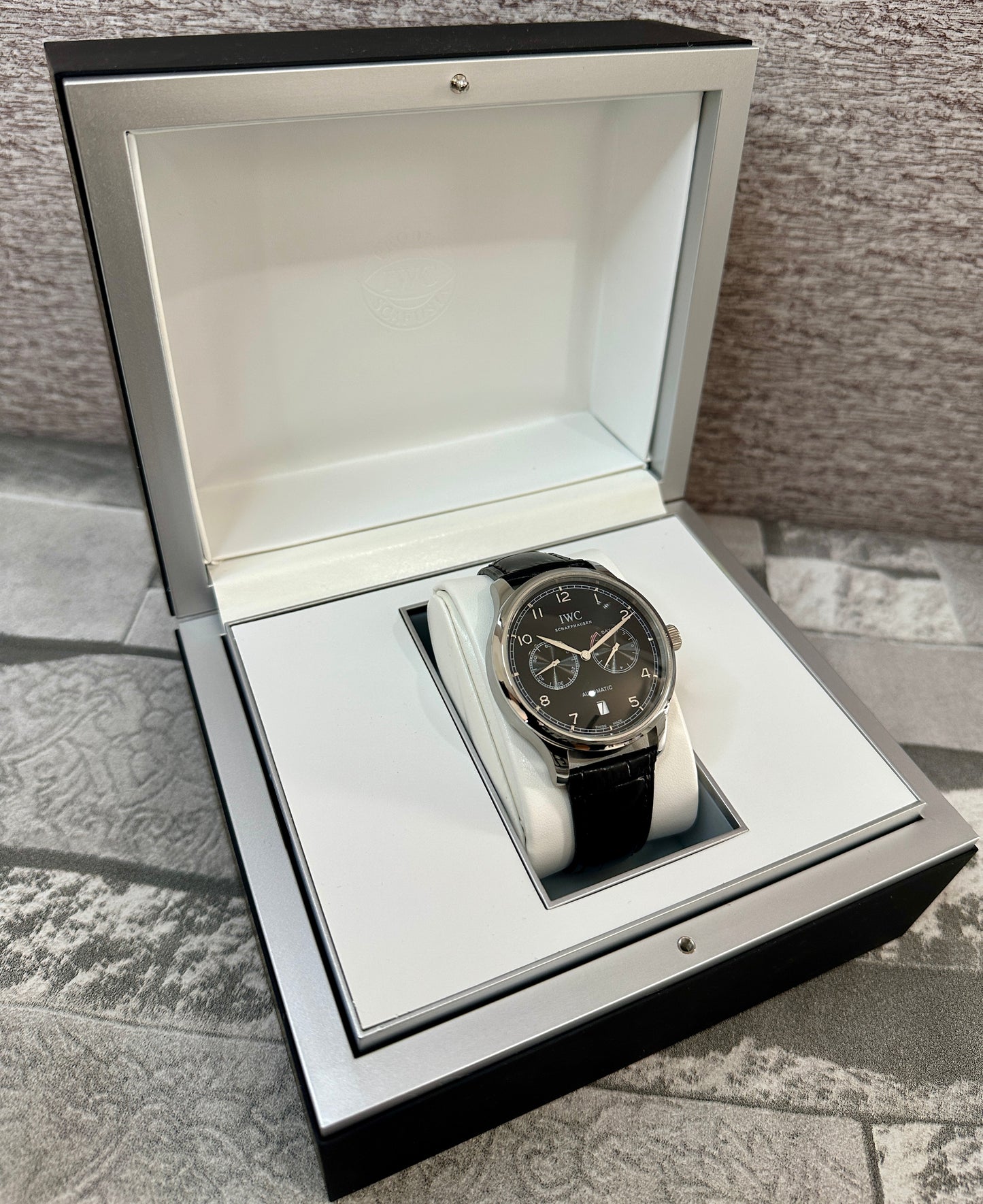 Reloj 1WC Portu Automático negro