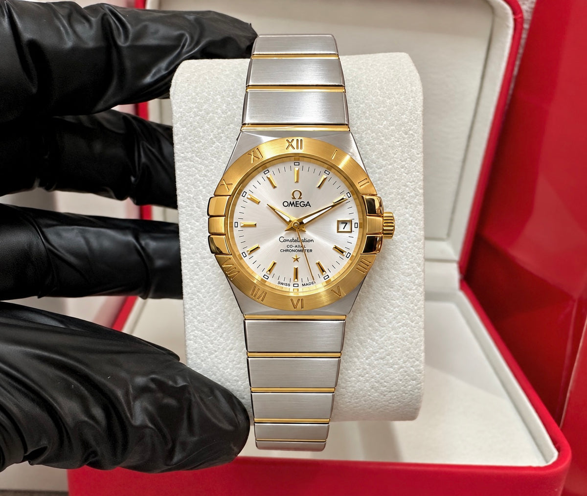 Reloj Constellation Dama, AAA, Automático, color oro acero
