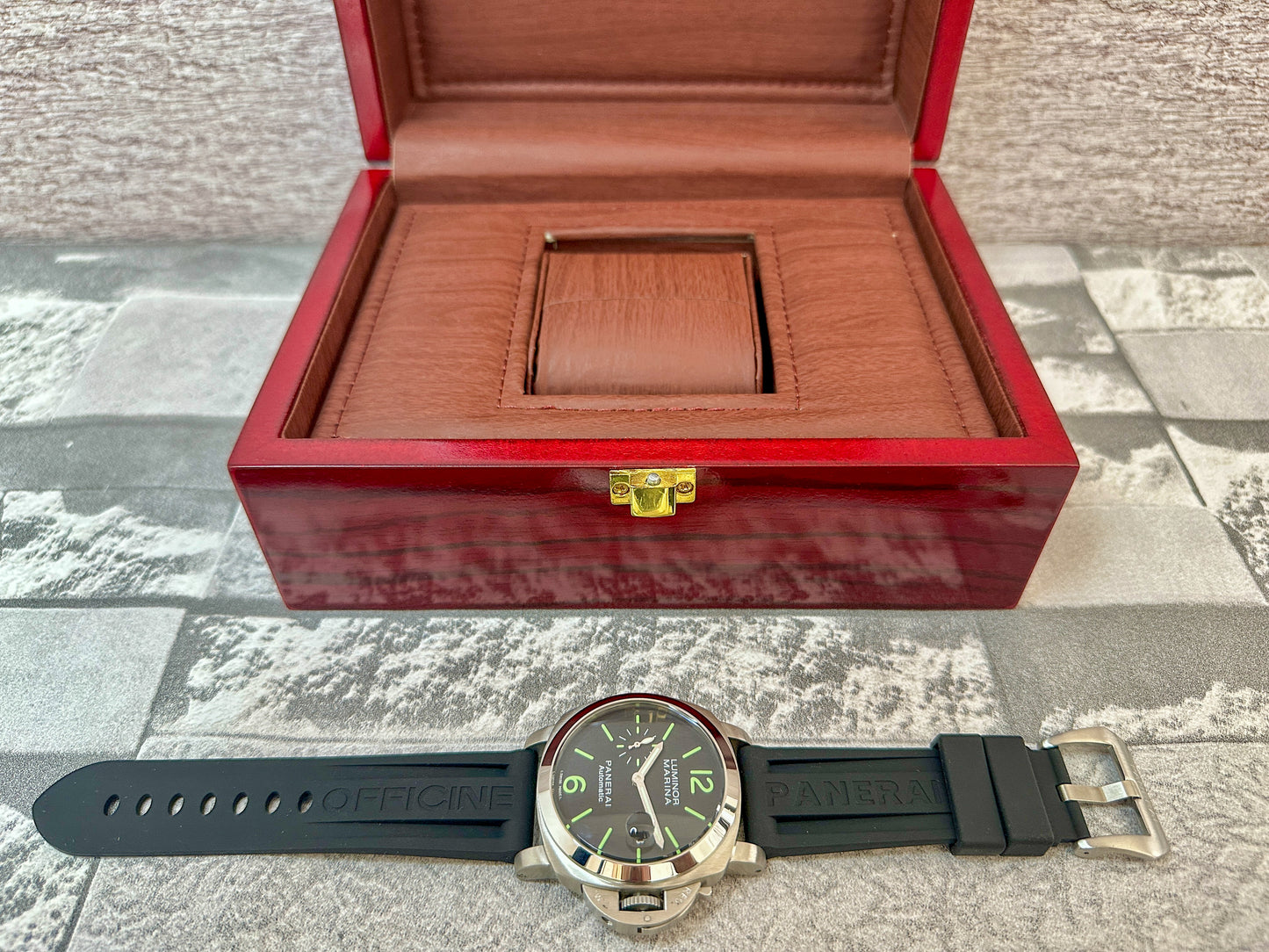 Reloj Pane Luminor Marina AAA Automático negro