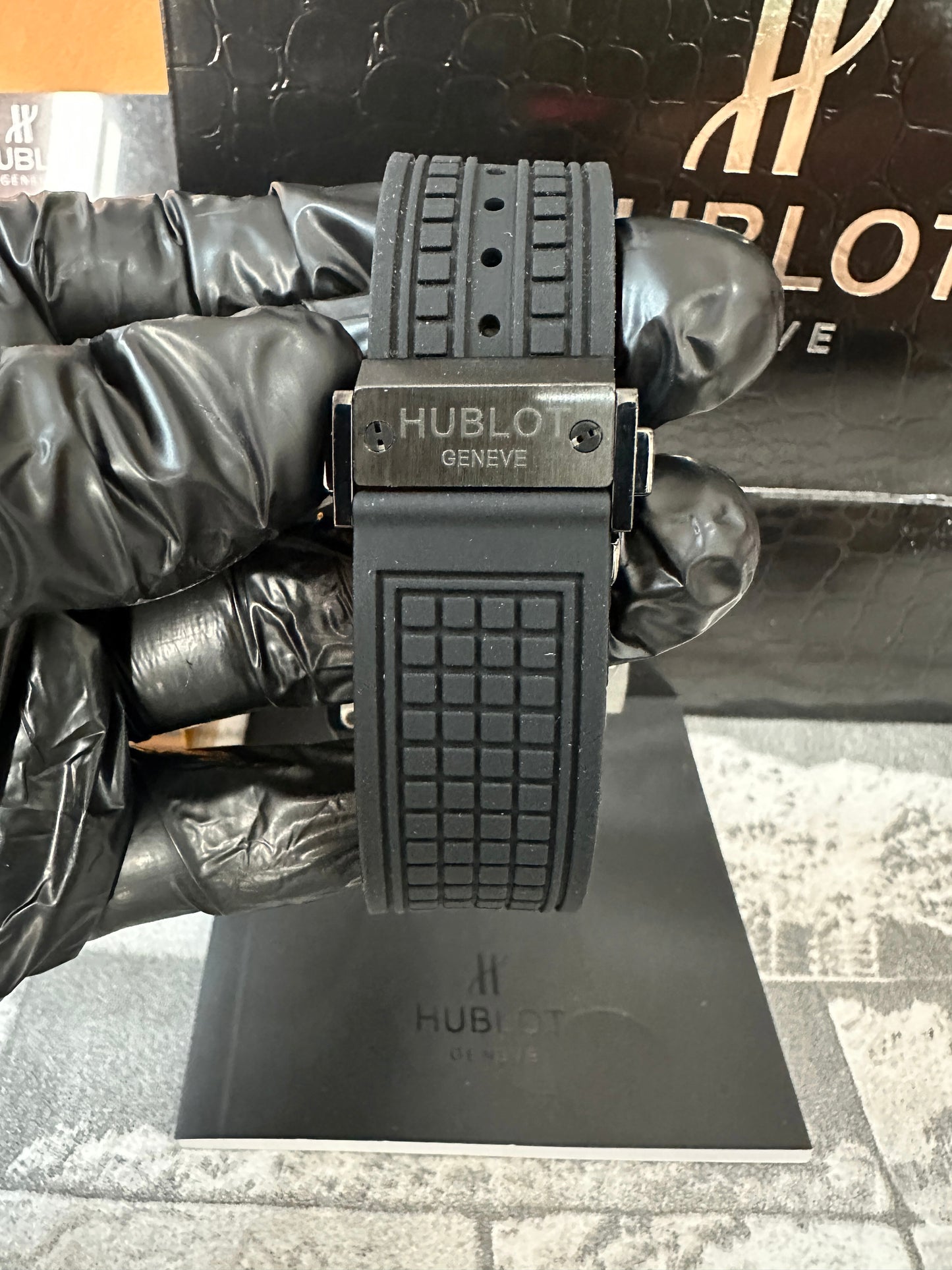 Reloj HUB Square Bang black Magic