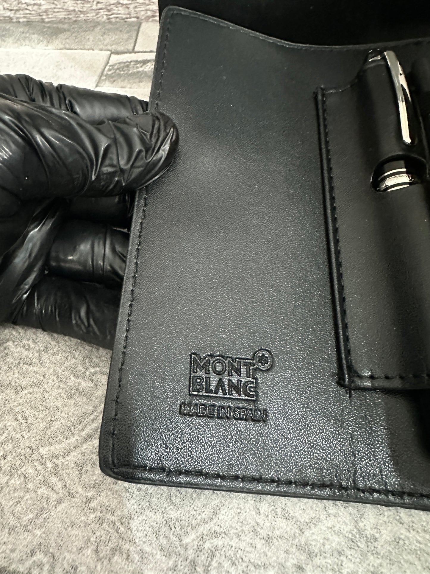 Estuche para 2 plumas M0nt bl4nc Piel Genuina