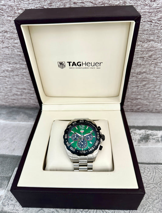 Reloj F1, AAA, Quartz, verde
