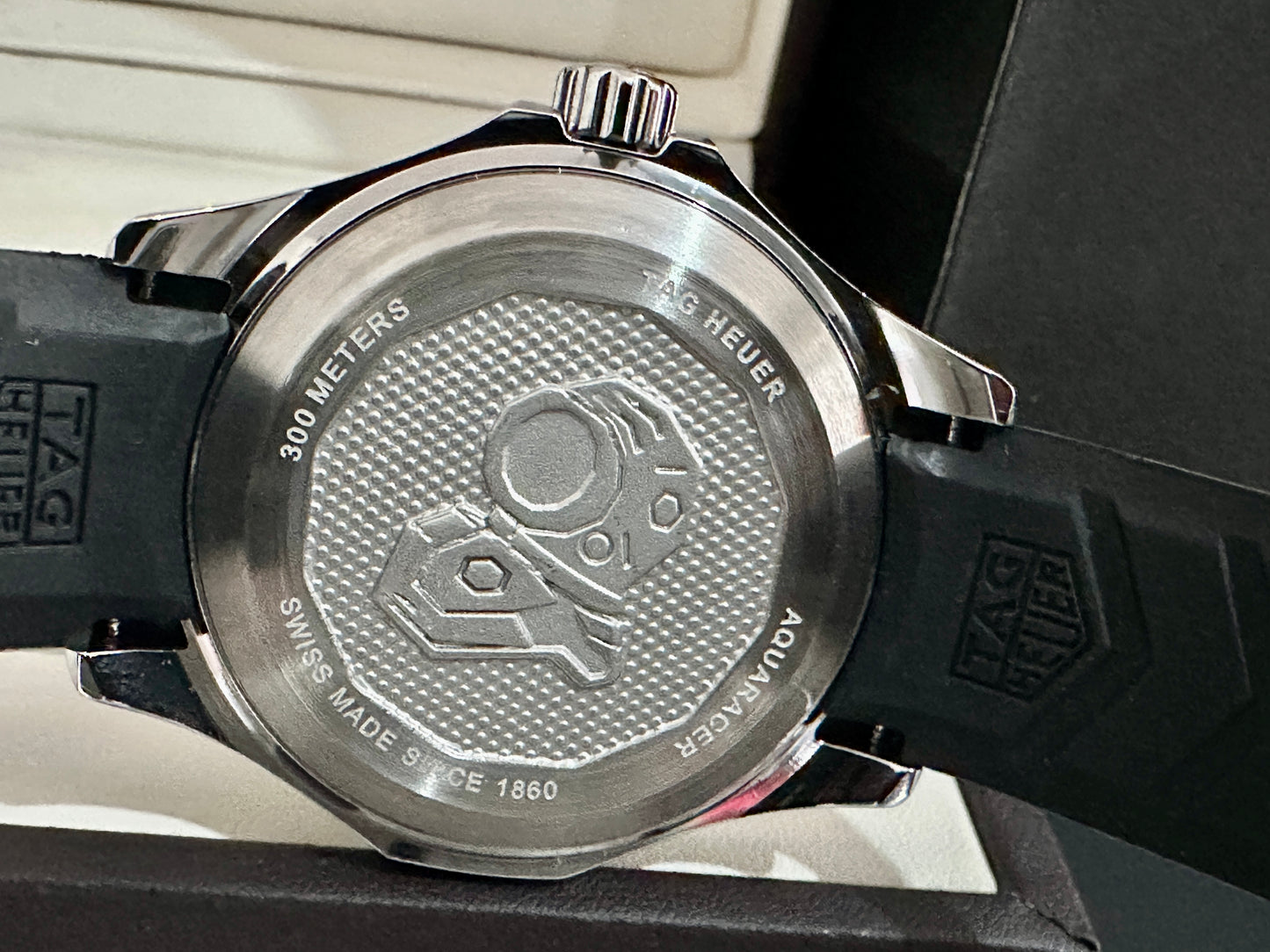 Reloj Aqua Racer AAA Automático negro con caucho