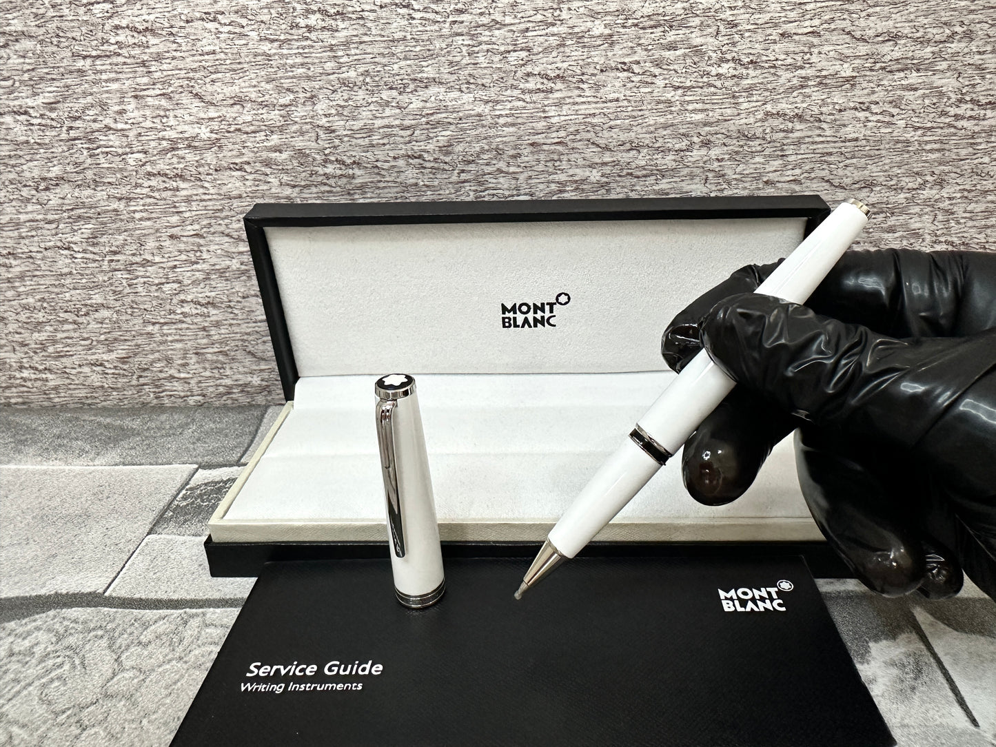 Pluma MB Rollerball PIX blanca