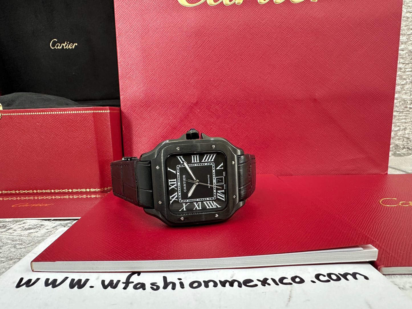 Reloj Santos AAA Automático negro