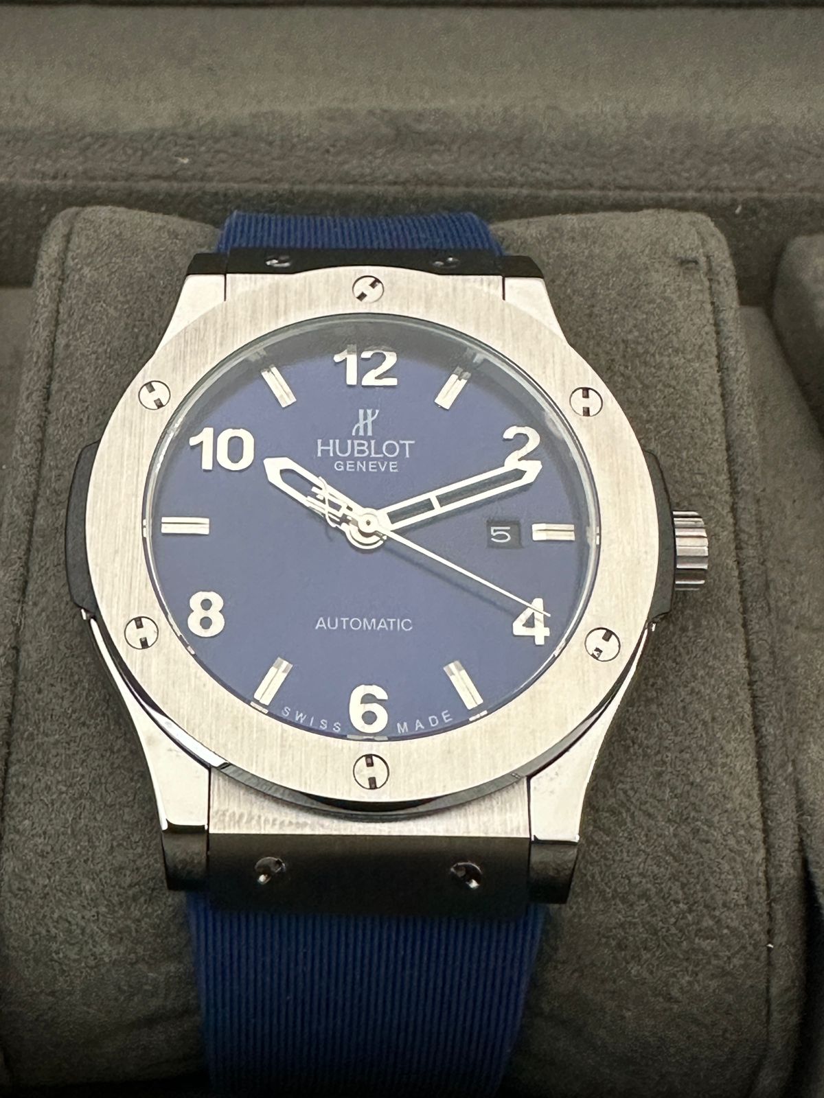 Reloj Hub10t Classic  AAA Quartz azul