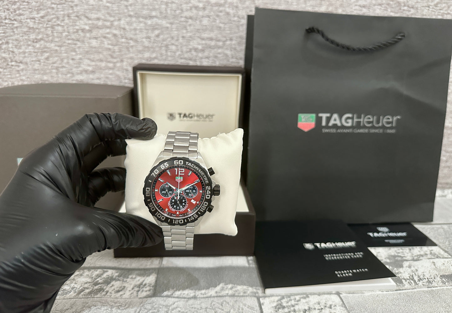 Reloj F1, AAA, Quartz, rojo