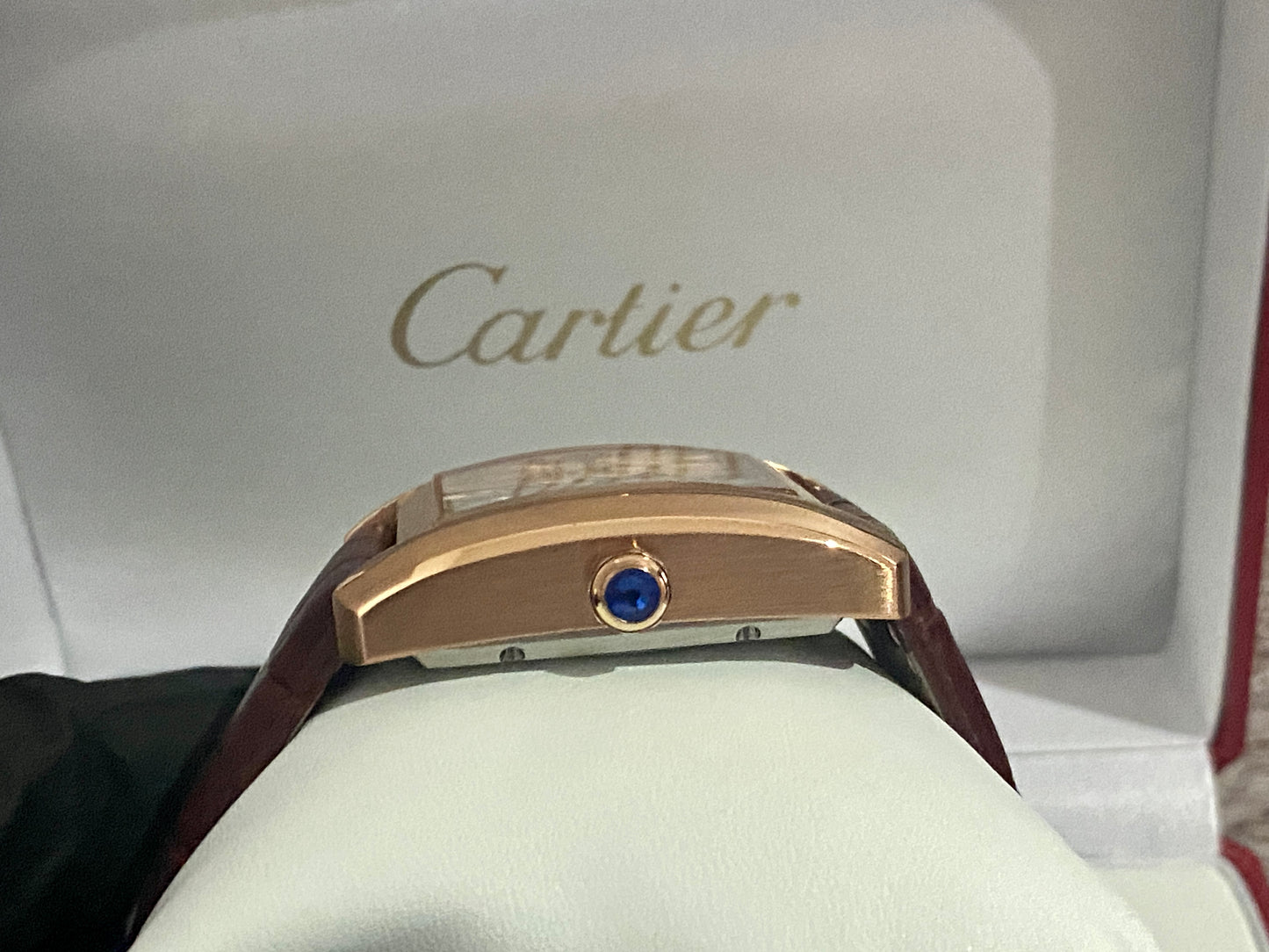 Reloj Tank MC AAA Automático correa de Piel Café