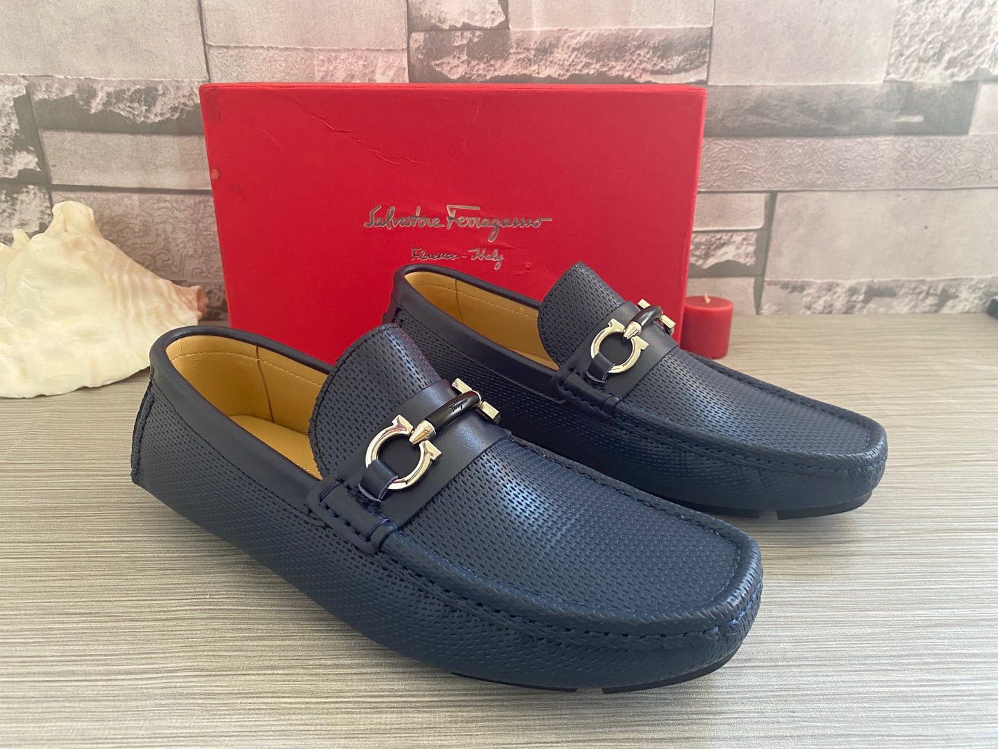 Mocasines de Piel Genuina S4lvatore Ferrgamo