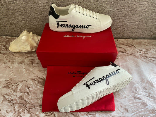 Tenis blancos Piel Genuina S4lvatore Ferrgamo