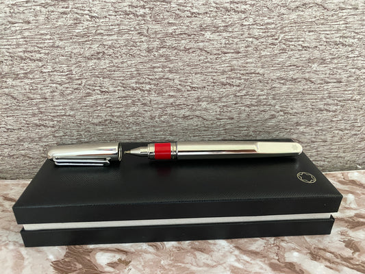 Pluma tipo rollerball serie M Red Signature de metal